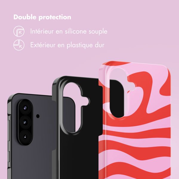 Selencia Coque arrière Vivid Samsung Galaxy A57 (5G) - Dream Swirl Pink