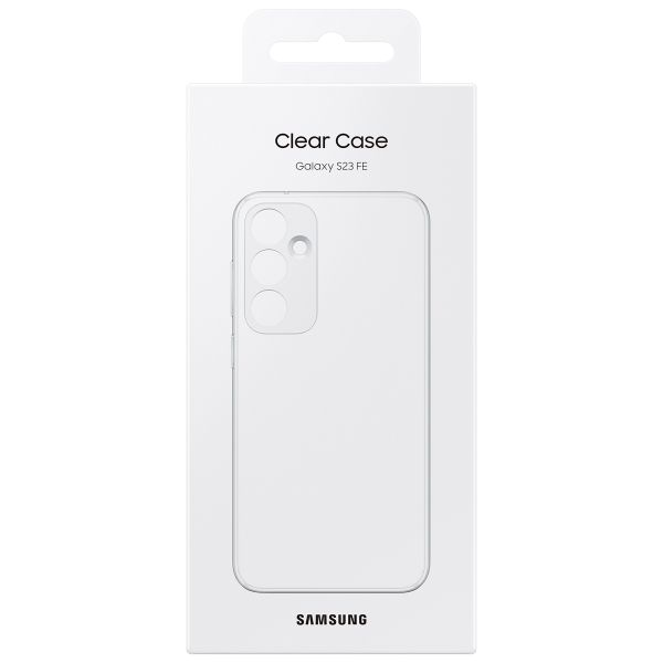 Samsung Original Coque rigide Clear Samsung Galaxy S23 FE - Transparent