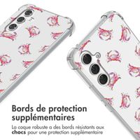 imoshion Coque Design avec cordon Samsung Galaxy A54 (5G) - Crab Watercolor