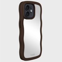 Holdit Coque Wavy iPhone 12 / 12 Pro - Chocolate / Mirror