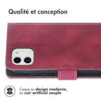 imoshion Etui de télephone portefeuille avec cordon Apple iPhone 11 - Rouge