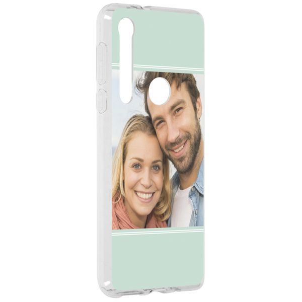 Concevez votre propre coque en gel Motorola One Macro - Transparent