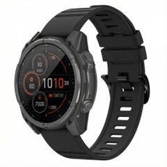 imoshion Bracelet QuickFit® Stripe en silicone  - Connexion Garmin 22 mm - Noir
