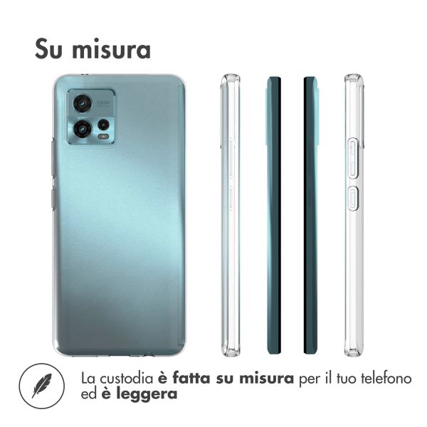 Accezz Coque Clear Motorola Moto G72 - Transparent