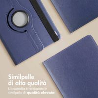 imoshion Coque tablette rotatif à 360° Apple iPad Mini 7 (2024) / iPad Mini 6 (2021) - Bleu foncé