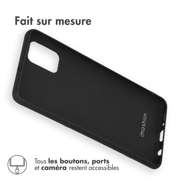 imoshion Coque Couleur Samsung Galaxy A51 - Noir