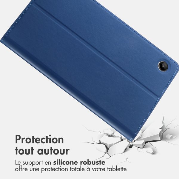 Accezz Coque tablette Classic Samsung Galaxy Tab A11 - Bleu foncé