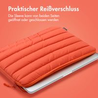 imoshion Pochette ordinateur Puffer 13-14 pouces - Apricot Crush Orange