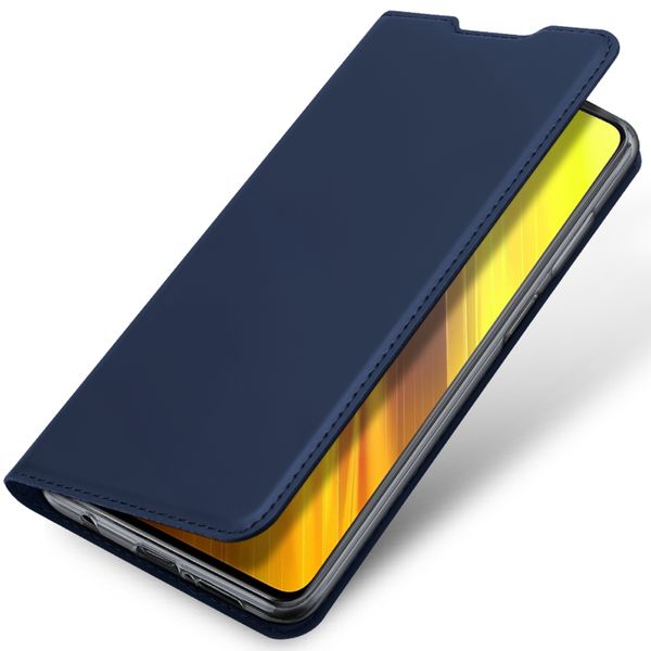 Dux Ducis Étui de téléphone Slim Xiaomi Poco X3 (Pro) - Bleu foncé