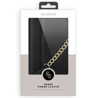 Selencia Serpent Clutch amovible Tierra iPhone Xr - Noir