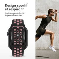 imoshion Bracelet sport⁺ Apple Watch Series 1 á 9 / SE (38/40/41 mm) | Series 10 (42 mm) - Taille M/L - Black Pink