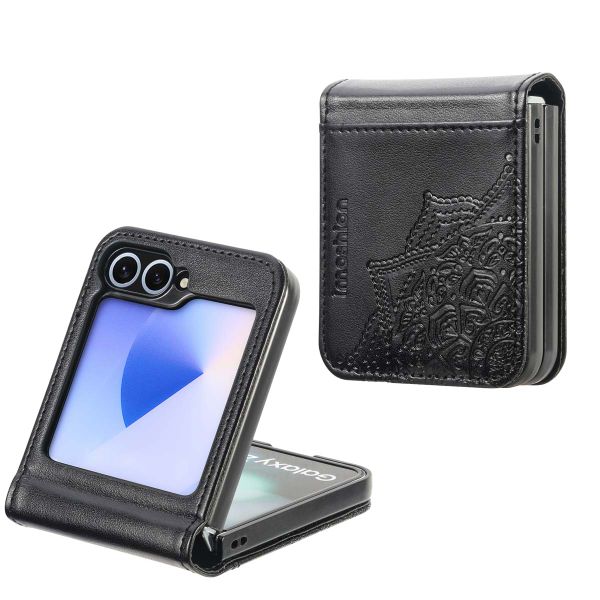 imoshion Mandala Bookcase Samsung Galaxy Z Flip 6 - Noir