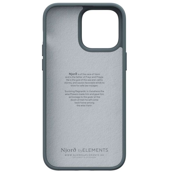 Njorð Collections Coque en tissu Apple iPhone 14 Pro Max - Dark Grey