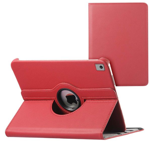 imoshion Coque tablette rotatif à 360° Apple iPad 9 (2021) 10.2 pouces / iPad 8 (2020) 10.2 pouces / iPad 7 (2019) 10.2 pouces - Rouge foncé