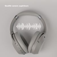 Selencia Urban Play Casque sans fil - Réduction active du bruit (ANC) - Avec étui de rangement - Cosy Grey