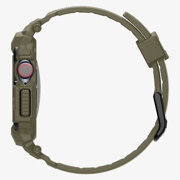 Spigen Coque Rugged Armor™ Pro Apple Watch 10 - 46 mm - Vintage Khaki