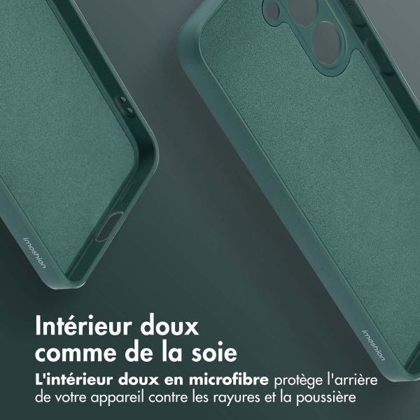 imoshion Coque Couleur avec MagSafe Samsung Galaxy S24 - Vert foncé