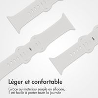 imoshion Bracelet en silicone Google Pixel Watch 3 - 45 mm - Taille S - Blanc