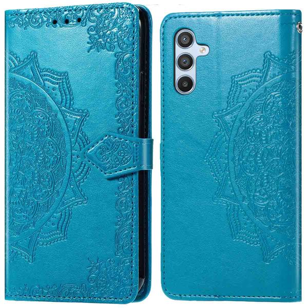 imoshion Etui de téléphone portefeuille Mandala Samsung Galaxy A36 - Turquoise