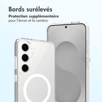 Accezz Coque arrière Xtreme Impact avec MagSafe Samsung Galaxy S25 FE - Transparent