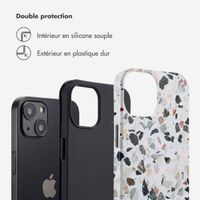Selencia Coque arrière Vivid Apple iPhone 13 - Chic Terazzo