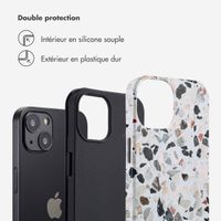 Selencia Coque arrière Vivid Tough iPhone 13 - Chic Terazzo