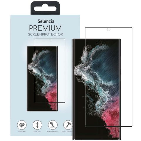 Selencia Protection d'écran premium en verre trempé durci Samsung Galaxy S23 Ultra