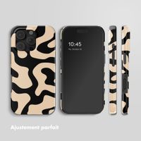 Selencia Coque arrière Vivid Apple iPhone 16 Pro - Art Wave Black