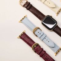 Burga Bracelet en cuir véritable Apple Watch | 38/40/41/42 mm - Dream / Gold