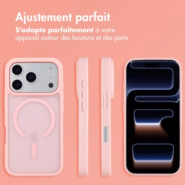 imoshion Coque Color Guard avec MagSafe Apple iPhone 17 Pro - Rose clair