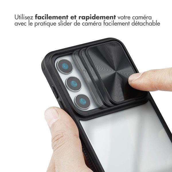 imoshion Coque arrière Camslider Samsung Galaxy S25 - Noir