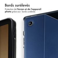 Accezz Coque tablette Classic Samsung Galaxy Tab A9 8.7 pouces - Bleu foncé