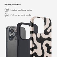 Selencia Coque arrière Vivid Apple iPhone 13 Pro - Art Wave Black