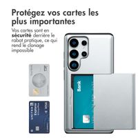 imoshion Coque arrière avec porte-cartes Samsung Galaxy S25 Ultra - Gris