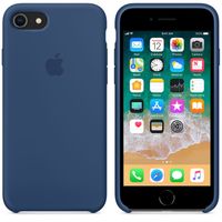 Apple Coque en silicone iPhone SE (2022 / 2020) / 8 / 7 - Blue Cobalt