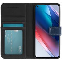 imoshion Étui de télephone portefeuille Oppo Find X3 Lite - Bleu foncé
