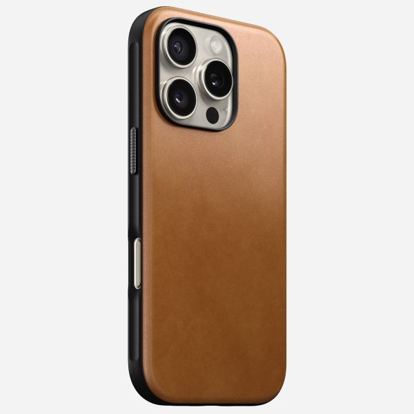 Nomad Coque Modern Leather iPhone 16 Pro - English Tan