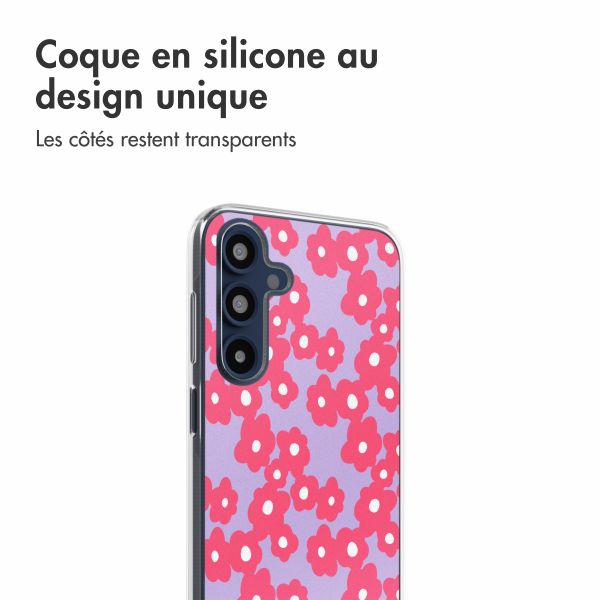 imoshion Coque design pour Samsung Galaxy A16 - Dusty Rose Blossoms