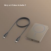 Selencia Powerbank Vivid 5 000 mAh - MagSafe et Qi2 - Desert Gold / Country Moo'd