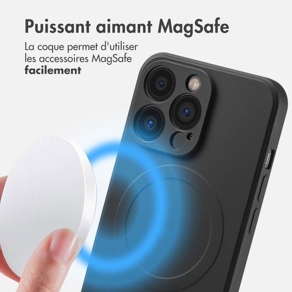 imoshion Coque Couleur avec MagSafe iPhone 13 Pro - Noir