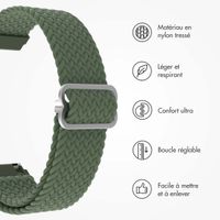 imoshion Bracelet tissée en nylon - Connexion universelle 22 mm - Vert foncé