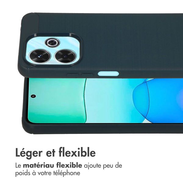 imoshion Coque Brushed Xiaomi Redmi 13 4G - Bleu foncé