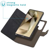 imoshion Etui de télephone luxe 2-en-1 amovible Samsung Galaxy S25 Ultra - Noir