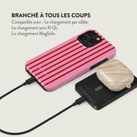 Burga Powerbank magnétique 5 000 mAh - MagSafe et Qi2 - Favorite Bikini / Gunmetal