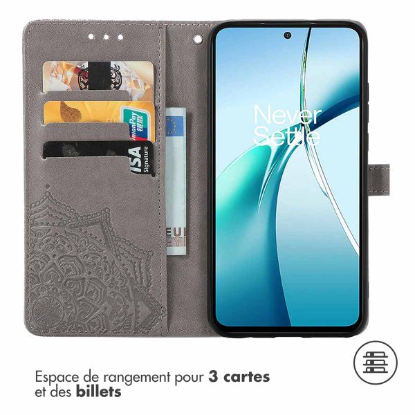 imoshion Etui de télephone Mandala Motorola Moto G15 / G15 Power - Gris