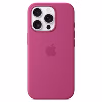 Apple Coque en silicone MagSafe Apple iPhone 16 Pro - Fuchsia