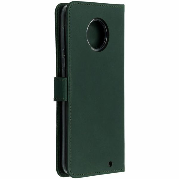 Selencia Étui de téléphone portefeuille en cuir véritable Motorola Moto G6 Plus