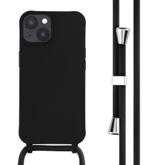 imoshion Coque en silicone avec cordon Apple iPhone 14 - Noir