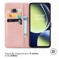 imoshion Etui de télephone Mandala OnePlus Nord CE 3 / CE 3 Lite - Rose Doré