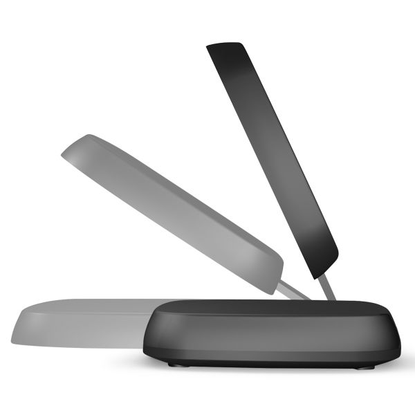 Zens Support pour chargeur rapide sans fil - Chargeur sans fil - Avec câble de charge - 10 Watt - Noir